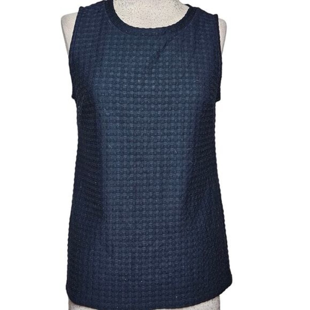 Banana Republic Blue Boxy Sleeveless Tank Top